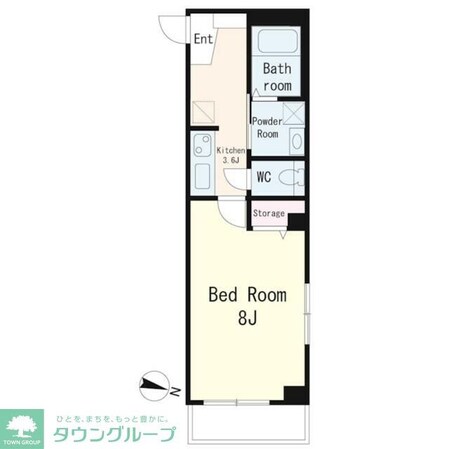 フラット梅島の物件間取画像